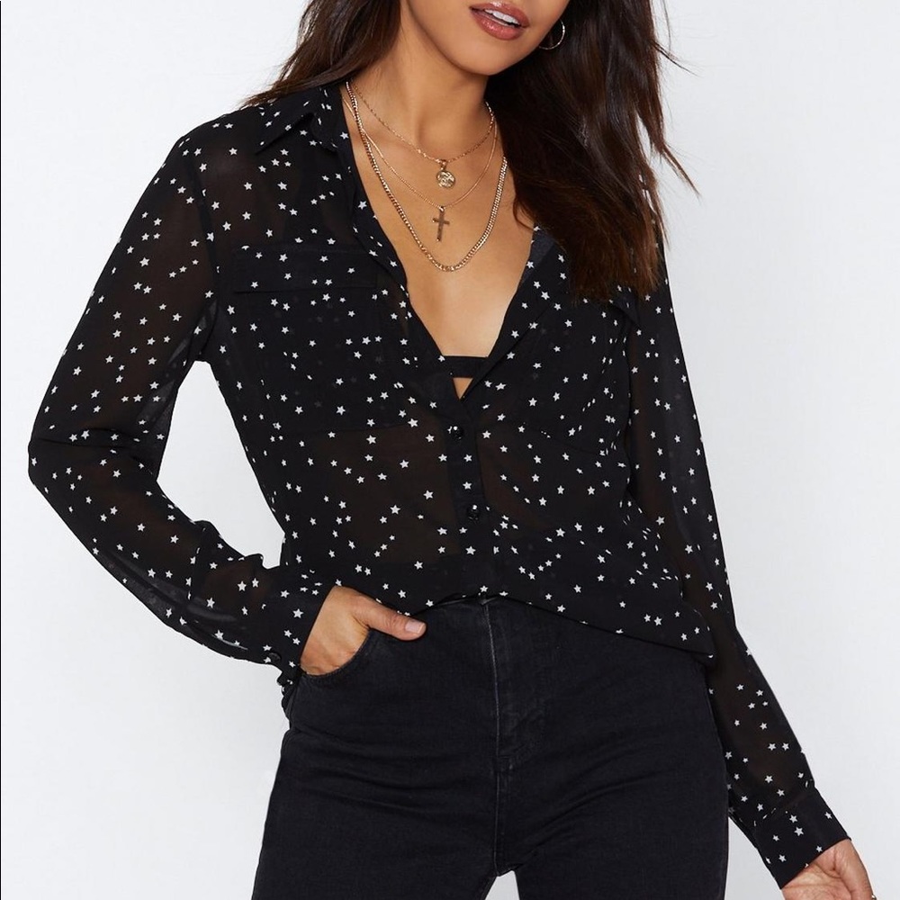 Sheer shirt